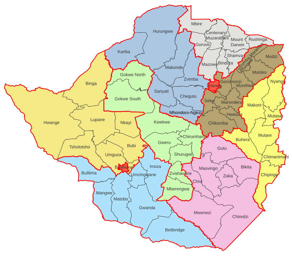(source: https://commons.wikimedia.org/wiki/File:Zimbabwe_districts_with_names.svg)