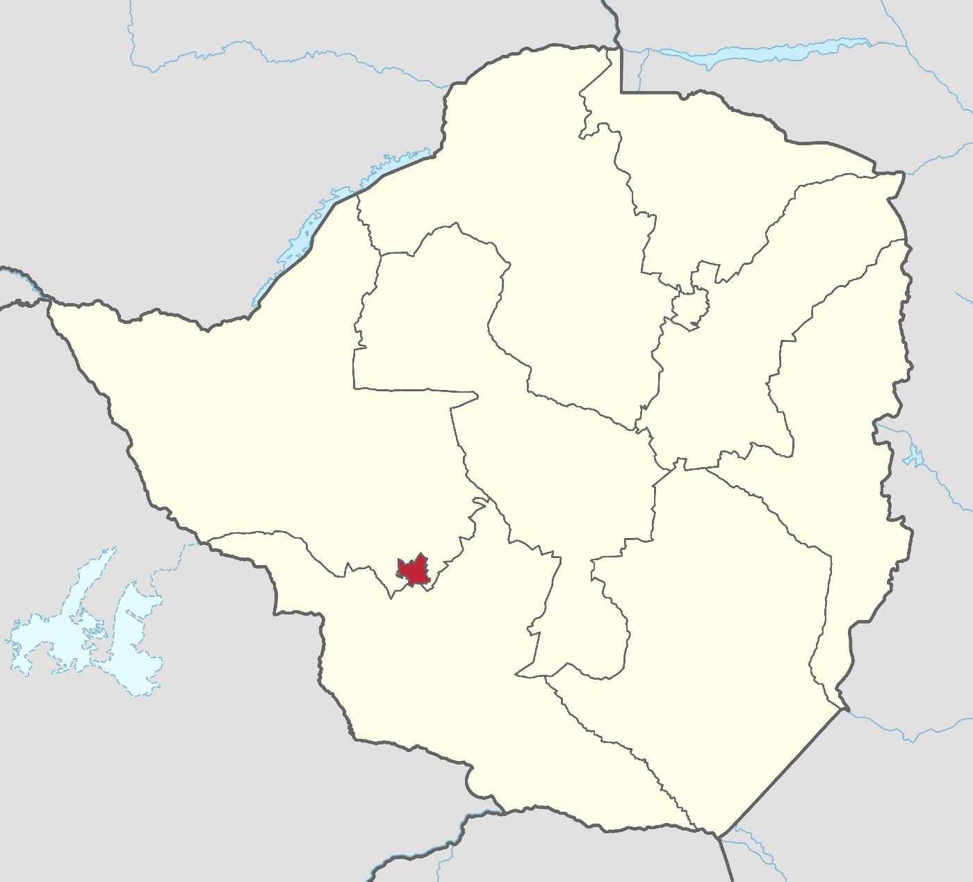 (source: By Zimbabwe adm location map.svg: NNWthis file: Furfur - This file was derived from: Zimbabwe adm location map.svg, CC BY-SA 4.0)