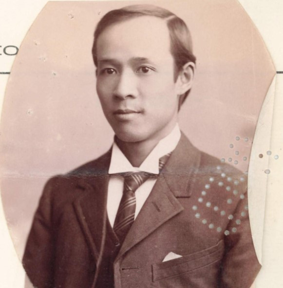 Ung Timothy aged 30 in 1902 from his CoD paperwork (source: NAA: K1145, 1902/181) 