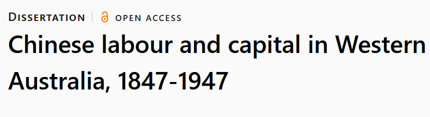 Anne Atkinson, 1991 PhD Thesis