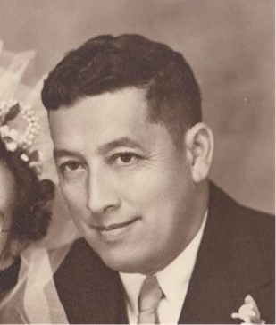Albert Quay on his wedding day in 1949. Photograph generously shared by the Fong family. Reproduced with thanks.