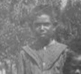 Ah Kim Sonny aged 13 in 1918 from a photograph in Kimberley Society archive. Photograph taken on the family farm in Mugg's Lagoon.