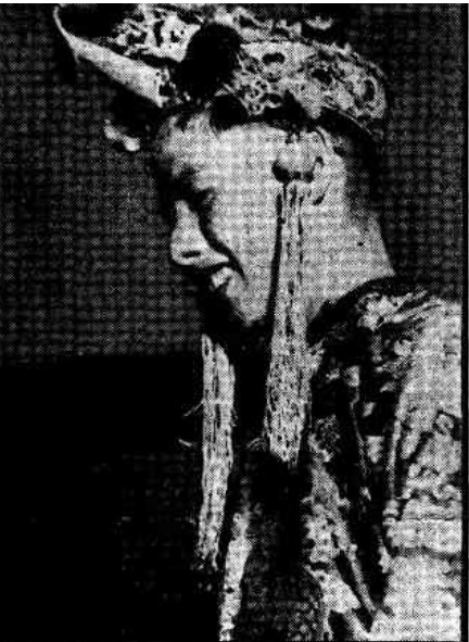Royce Hoy Poy in performance attire for a Chinese Relief Committee Concert in 1937 (source: Daily News, 17 November 1937, p. 1).