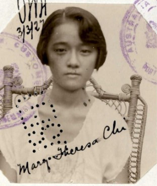 CHI Mary Theresa, 1927, taken from her CEDT file. Courtesy National Archives of Australia: K1145, 1927/44