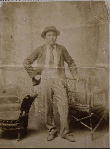 Ah Fay, 1899, taken from his immigration certificate. Courtesy State Records Office WA The SRO catalogue reference is S675, Cons 527, 1899/2424