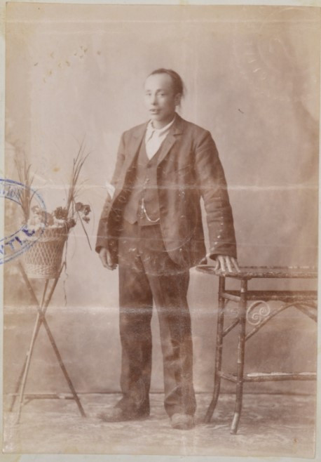 Ah Long (5), 1901,  from his immigration certificate. Courtesy State Records Office WA:S675, Cons 527, 1900/1537  